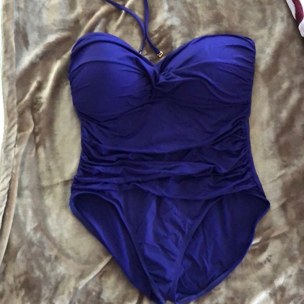 La Blanca strapless swimsuit